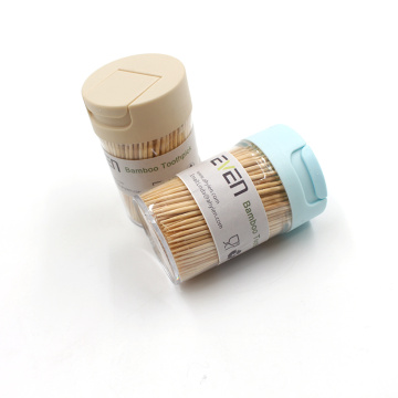 China factory dispenser bamboo toothpick with custom packaging